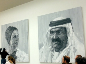 Sheikh Hamad bin Khalifa Al Thani and Sheikha Mozah Bint Nasser Al Missned 2010 Mathaf Arab Museum of Modern Art